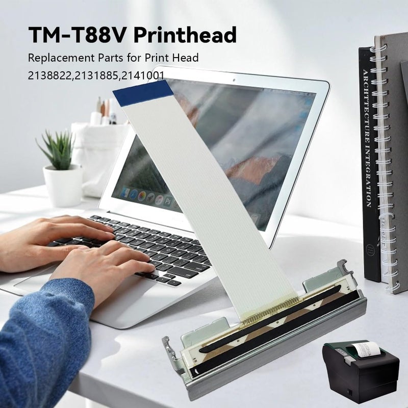 subject three Thermal Print Head for Epson TM-T88V/TM-T885/TM-M244A Printer Replacement Part 2141001/2138822/2131885 - Image 5